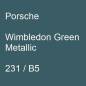 Preview: Porsche, Wimbledon Green Metallic, 231 / B5.